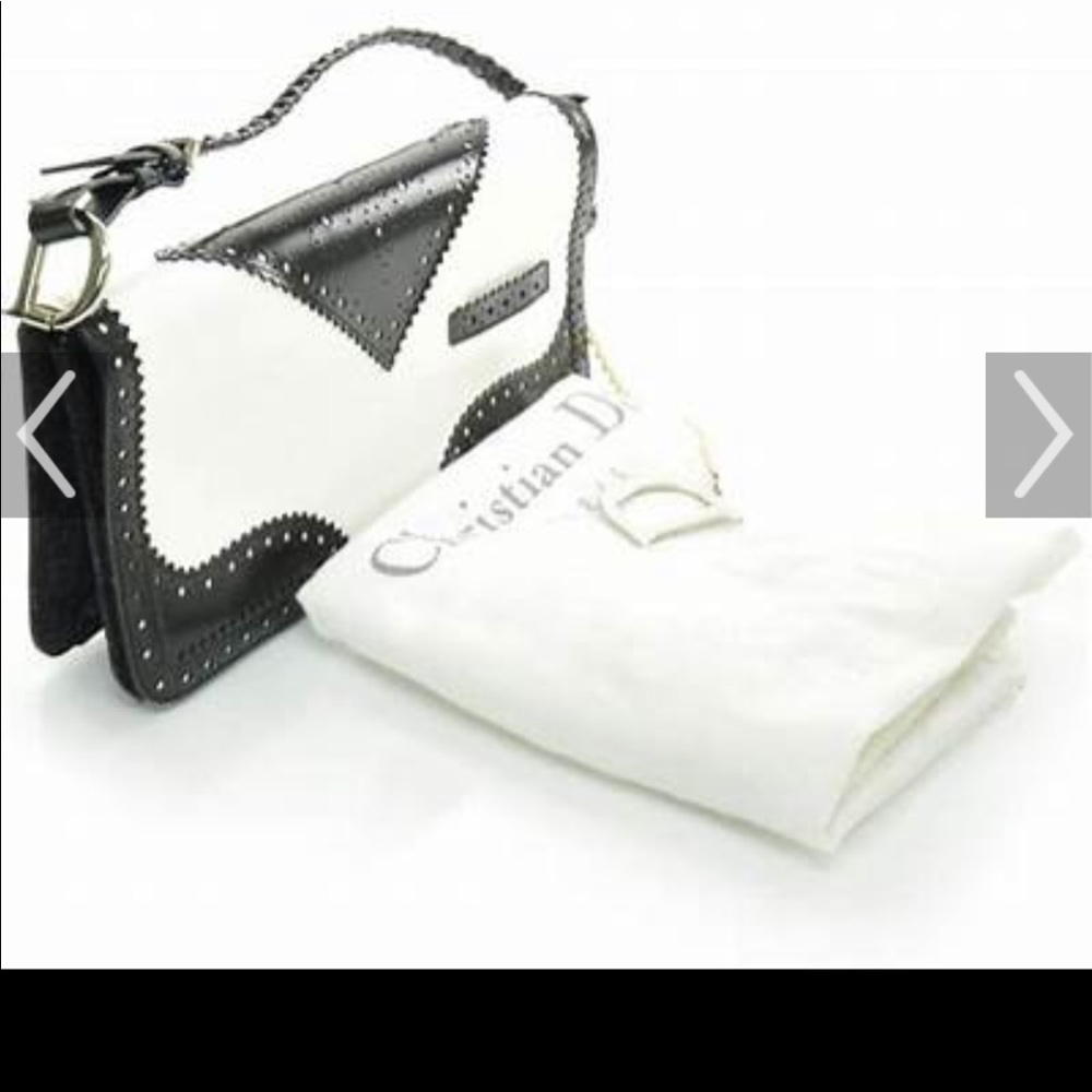 Christian Dior Leather D Trick Bag